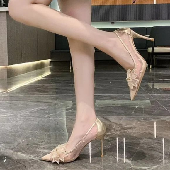 New Women's lace-up fashion shoes with pointed toes and thick single shoes Size - Picture 6 of 8